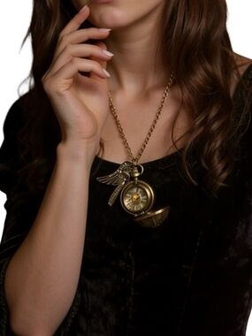 Harry Potter Golden Snitch Pendant Charm Necklace